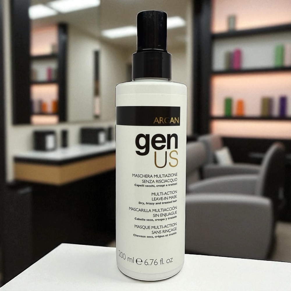 Genus Argan Hydrating Spray Hair Mask Leave-In‎ For Dry, Frizzy Hair 6.76 fl oz